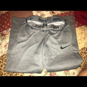 Juniors L- Grey Nike Sweatpants